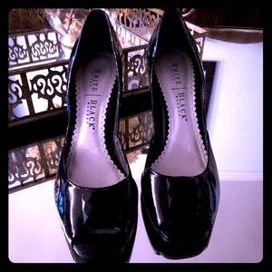 White House Black Market patent leather shoes
